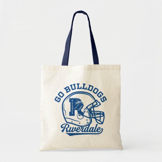 Go Bulldogs Football Helmet Icon Tote Bag (Voorkant)