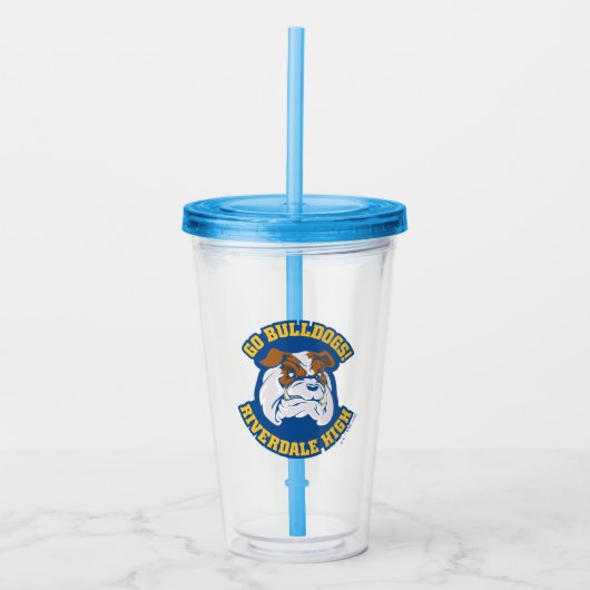 Go Bulldogs - Riverdale High Acryl Drinkbeker (Voorkant)