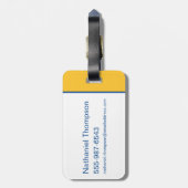 Go Bulldogs - Riverdale High Bagagelabel (Achterkant verticaal)