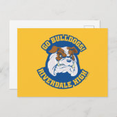 Go Bulldogs - Riverdale High Briefkaart (Voorkant / Achterkant)