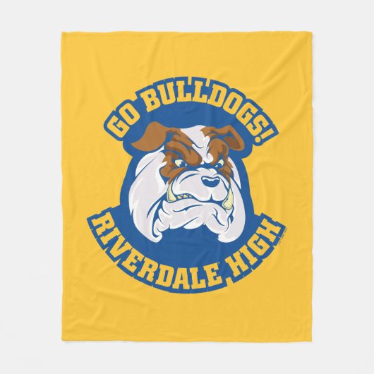 Go Bulldogs - Riverdale High Fleece Deken (Voorkant)
