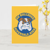 Go Bulldogs - Riverdale High Kaart (Gele Bloem)