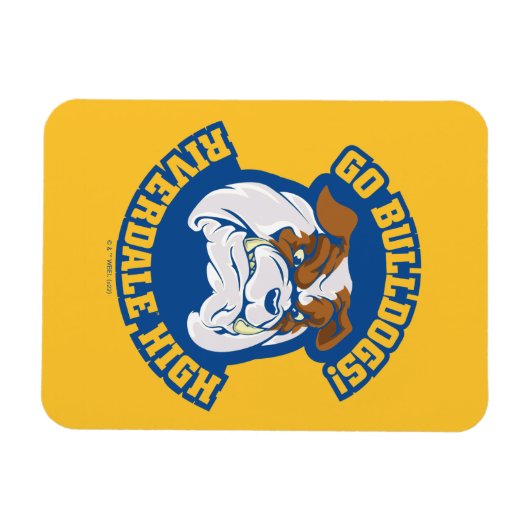 Go Bulldogs - Riverdale High Magneet (Horizontaal)