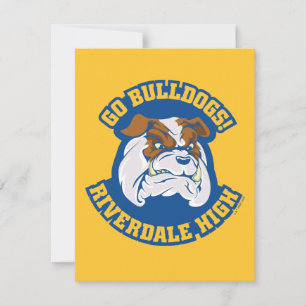 Go Bulldogs - Riverdale High Notitiekaartje
