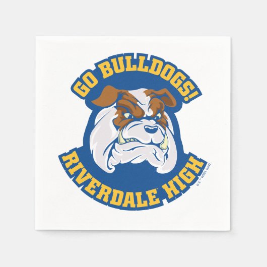 Go Bulldogs - Riverdale High Servet (Voorkant)