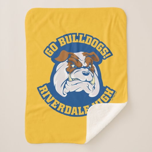 Go Bulldogs - Riverdale High Sherpa Deken (Voorkant)