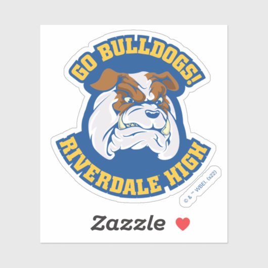 Go Bulldogs - Riverdale High Sticker (Vel)