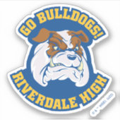 Go Bulldogs - Riverdale High Sticker (Voorkant)