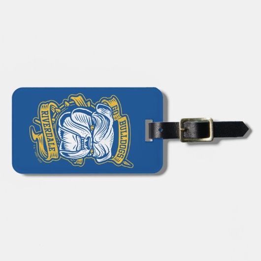 Go Bulldogs - Riverdale Mascot Banner Bagagelabel (Voorkant horizontaal)