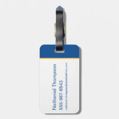 Go Bulldogs - Riverdale Mascot Banner Bagagelabel (Achterkant verticaal)