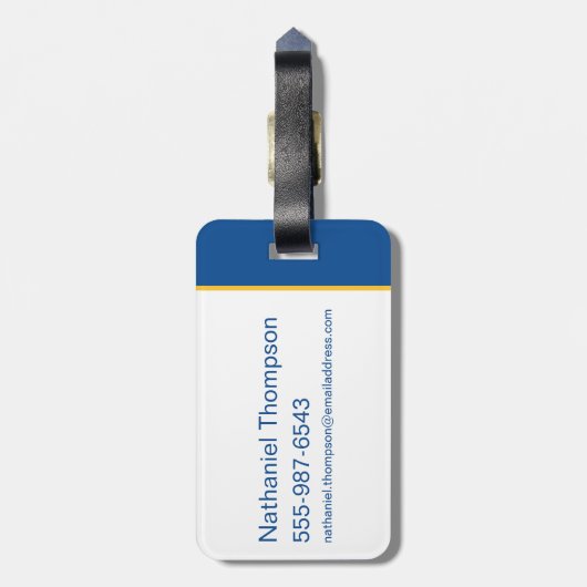 Go Bulldogs - Riverdale Mascot Banner Bagagelabel (Achterkant verticaal)