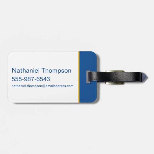 Go Bulldogs - Riverdale Mascot Banner Bagagelabel (Achterkant horizontaal)