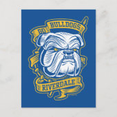 Go Bulldogs - Riverdale Mascot Banner Briefkaart (Voorkant)
