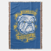 Go Bulldogs - Riverdale Mascot Banner Deken (Voorkant Verticaal)