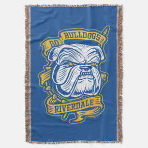 Go Bulldogs - Riverdale Mascot Banner Deken