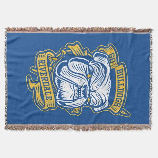 Go Bulldogs - Riverdale Mascot Banner Deken (Voorkant)