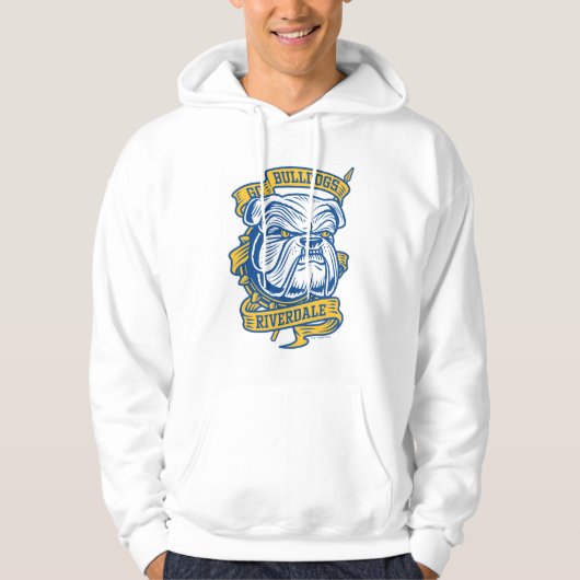 Go Bulldogs - Riverdale Mascot Banner Hoodie (Voorkant)