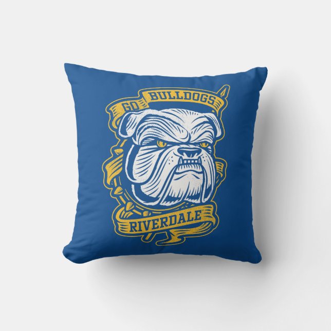 Go Bulldogs - Riverdale Mascot Banner Kussen (Voorkant)
