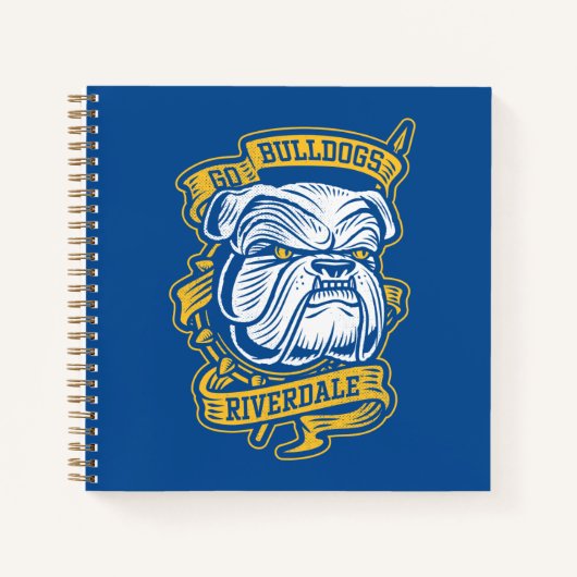 Go Bulldogs - Riverdale Mascot Banner Notitieboek (Voorkant)