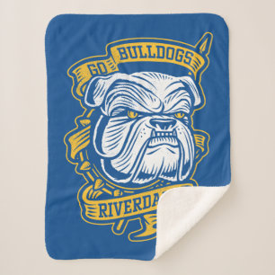 Go Bulldogs - Riverdale Mascot Banner Sherpa Deken