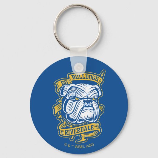 Go Bulldogs - Riverdale Mascot Banner Sleutelhanger (Voorkant)
