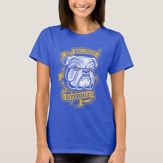 Go Bulldogs - Riverdale Mascot Banner T-shirt (Voorkant)