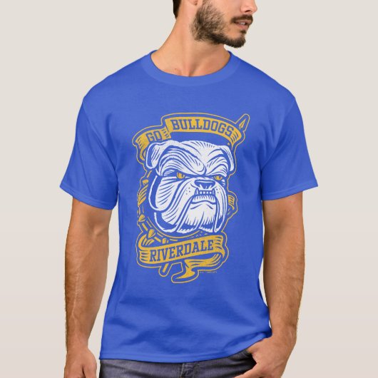 Go Bulldogs - Riverdale Mascot Banner T-shirt (Voorkant)