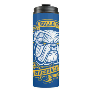 Go Bulldogs - Riverdale Mascot Banner Thermosbeker