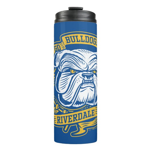 Go Bulldogs - Riverdale Mascot Banner Thermosbeker (Voorkant)