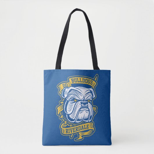Go Bulldogs - Riverdale Mascot Banner Tote Bag (Voorkant)
