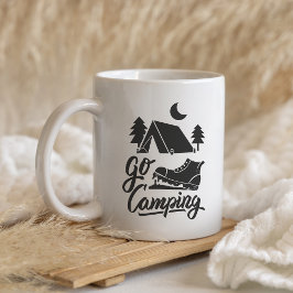 Go Camping Mug – Adventure Awaits Outdoors Koffiemok