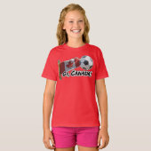 Go, Canada Voetbal Fan T-shirt (Voorkant volledig)