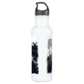 Go-Cart Racers Snel rond de baan Waterfles (Achterkant)