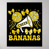 Go Cheer Bananas School Srts Fan Team Srit Name  Poster (Voorkant)