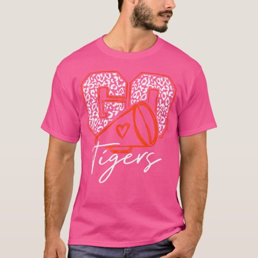 Go Cheer Tigers Football T-shirt (Voorkant)