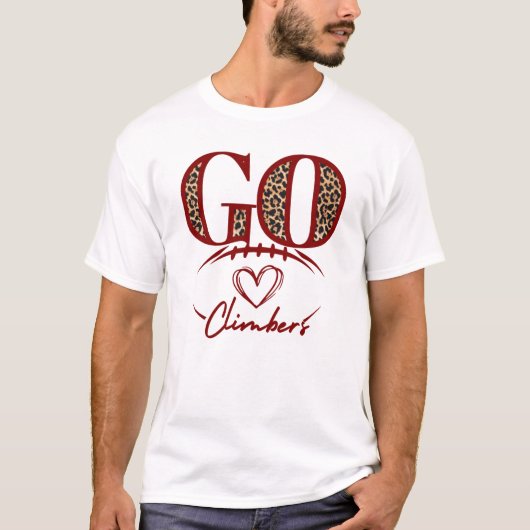Go Climbers Football Tshirt (Voorkant)