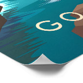 Go Coasteering Travel Poster (Hoek)