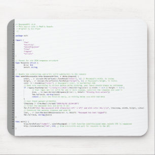 Go Code Mousepad Muismat