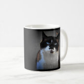 Go Coffee of Goatee Mustache Cat Koffiemok (Voorkant rechts)
