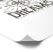 go confidently in the direction of your dreams poster (Hoek)