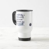 Go confidently travel mug reisbeker (Voorkant links)