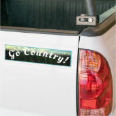 Go Country - Land Maïsveld Ver.3 Bumpersticker (Op Truck)