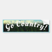 Go Country - Land Maïsveld Ver.3 Bumpersticker (Voorkant)