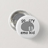 Go Cry Emo Kind Dango Button (Voorkant /achterkant)