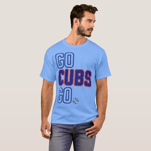 Go CUBS Go T-shirt (Voorkant volledig)