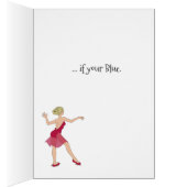 Go Dance Friendship Kaart (Binnen (Rechts))