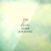 Go Dance Fun Bruiloft Badkamer Raamsticker (Vel 3)