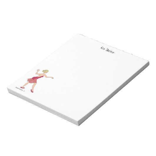 Go Dance Note Pad Notitieblok (Linkerzijde)