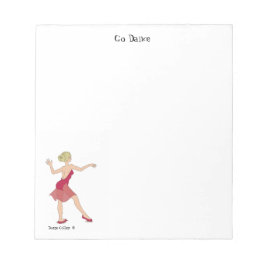 Go Dance Note Pad Notitieblok
