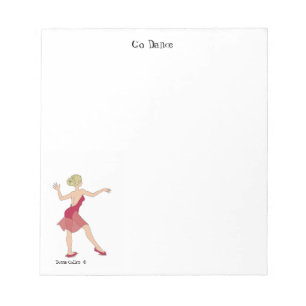 Go Dance Note Pad Notitieblok